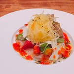 Restaurant 日水土 - 天然鮮魚のカルパッチョ