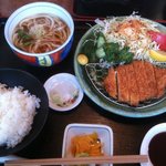 天竜そば ニュー藤屋 - とんかつ定食