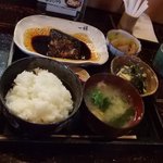 両川 - 鯖煮定食７５０円