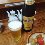 なにや - 2018年5月下旬、プレモル+アテ