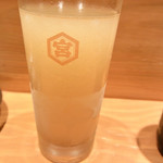 大衆酒場ナツメロ - 自家製シャリキン25%で白ホッピー