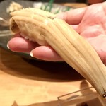 ROKU KANDA - アナゴ、予めお塩で味付けされてます、めちゃ美味かったよ、雲丹、いくらに押されとらんに‧˚₊*̥(* ⁰̷̴͈꒨⁰̷̴͈)‧˚₊*̥