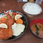 ハイライト食堂 - シーフードフライ定食　700円(税込)