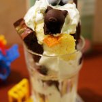 スリーピグレッツカフェ - パフェ（好きなパウンドケーキを選んでトッピング）