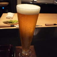 日本料理 晴山 - 生ビール