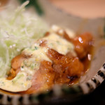 帰燕 - 和定食 1700円 の若鶏の甘酢餡かけ タルタルソース