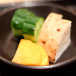 帰燕 - 和定食 1700円 の香の物