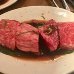 炭火焼肉 ぐら - 相変わらず分厚い「牛のぐらハラミ」！！