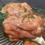 炭火焼肉 ぐら - これは「豚ホル」ですね！！
