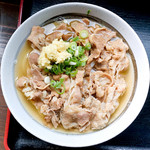 手打ちうどん 清水屋 - 肉うどん