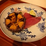 蓬左茶寮 - 向附:宮城バフン カツオ大山沖 釣イサキ