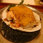 蓬左茶寮 - 焼物:宝焼き 山口赤雲丹