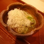 蓬左茶寮 - 余興②鬼あさり 焼きおにぎりリゾット