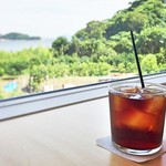 カフェモリトネ - 綺麗な色のアイスコーヒー