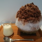 埜庵 - ミルクチョコレート薫るチョコミント1200円*2018.07