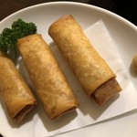 中華料理 厚工坊 - サイドの春巻き
