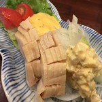 鳥田中 - 鷄ハムのサラダはサラダというより立派な酒肴でした