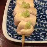 鳥田中 - ささみサビ焼き　塩加減も火加減も抜群