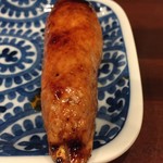 鳥田中 - つくねはタレで　よく練ってあって繊細ですが肉にコクがあるのでかなり主張します