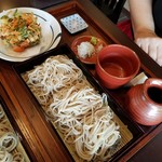 手打蕎麦 なか山 - かき揚げせいろ