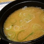 志のや - お味噌汁「つみれ汁」