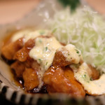 帰燕 - 和定食 1700円 の若鶏の甘酢餡かけ タルタルソース