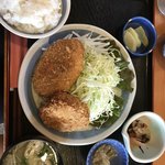 なり田 - 男爵コロッケ&かぼちゃコロッケ定食