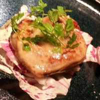 レストラン パティスリー ジェイエス - オレンジと西京味噌風味でマリネしたフォワグラのポワレ