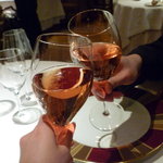 レ セゾン - ロゼシャンパンで乾杯♪