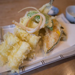 蕎麦きり さいとう - 穴子の天ぷら