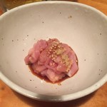 かしわ家 - せせりの刺身