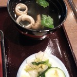 うなぎの豊川 - 肝のお吸い物が、お口をスッキリ！