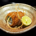 綾小路 唐津 - 鱧フライ・柿の種の衣