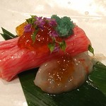 肉小僧 匠 - サーロインとボタン海老のポン酢ジュレ