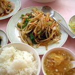 吉華 - 野菜炒めのランチ