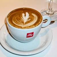 IL PINOLO 銀座 - コーヒーもバリスタがアートしたカプチーノを選べる