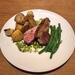 スガハラ - オーストラリア 子羊 背肉 ロースト + 山形 きたあかり + 米沢 いんげん