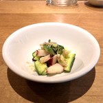 スガハラ - 長崎 蛸と米沢 きゅうりのサラダ