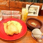 MYSORE - 2018年5月　特製チキンカツカレー（辛口）【1100円】夜セット【ドリンク付きで480円】