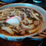 煮込みうどん かに屋 - おすまし（醤油煮込み）