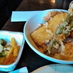 煮込みうどん かに屋 - プラス400円でミニ天丼