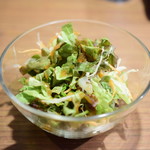 札幌ドミニカ - 【特選野菜カリー+ハンバーグ@税込1,400円】サラダ