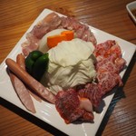 七輪焼みなみ - 和牛ロース、カルビ、トリモモ、ウィンナー