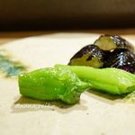 はっこく - 万願寺唐辛子と揚げ茄子