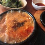 韓国料理 どやじ - グッツグツのスンドゥブ。