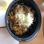 川田屋 - お蕎麦セット（なめこ蕎麦）