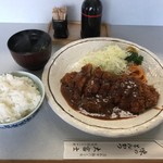 大富士 - 上とんかつ定食斜