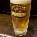 伝丸 - 生ビール：390円
