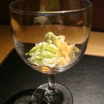 クリームチーズのわさび和え