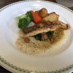 レストラン NATURE - 本日のメイン、真鯛のグリル